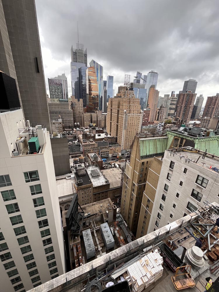 The Theatre District, As Viewed From The Sign's POV.