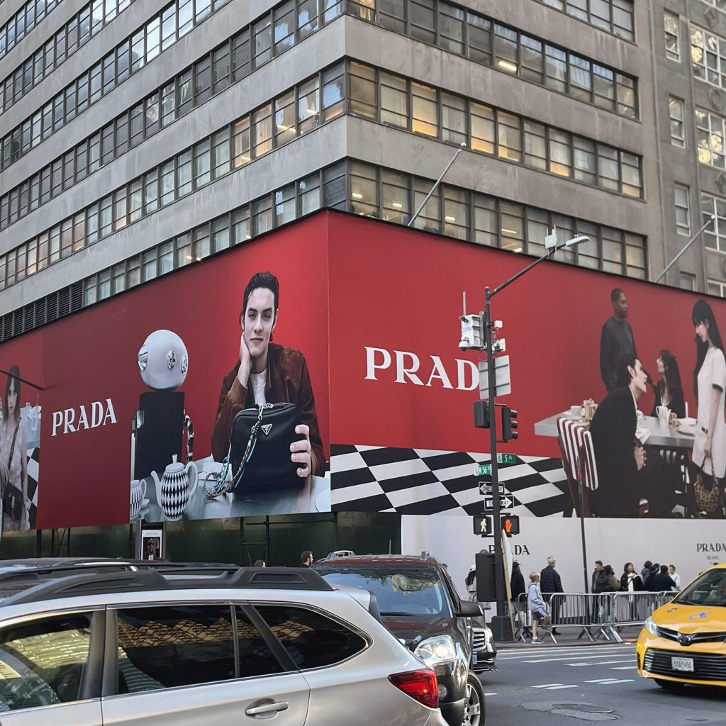 Prada Christmas Face