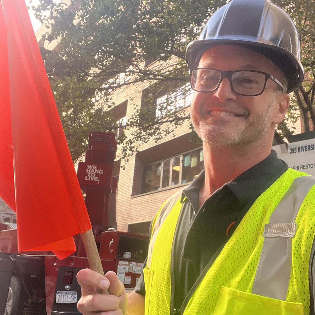 The Job Of Flagger Fell To Yours Truly.