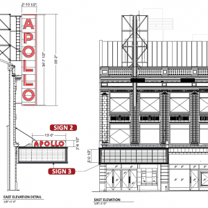 Drawing Of The Blade And Marquee